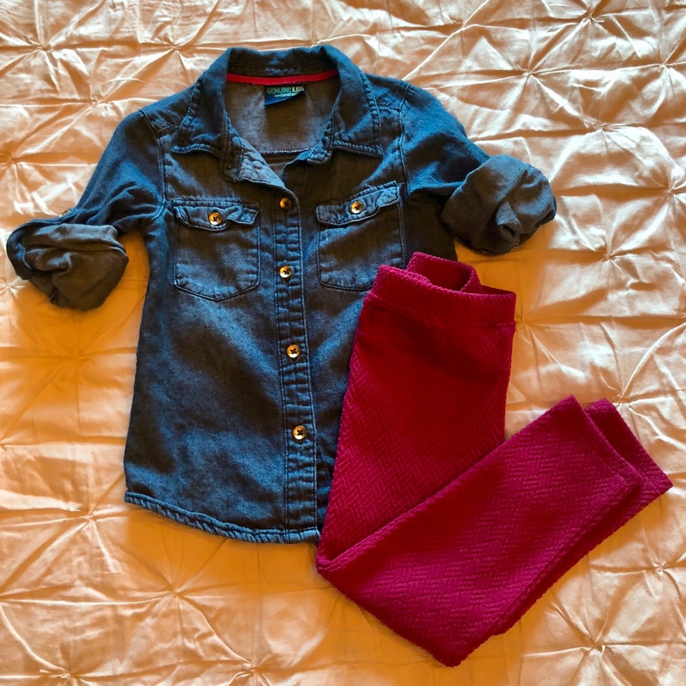 Girls Osh Kosh 4T Outfit